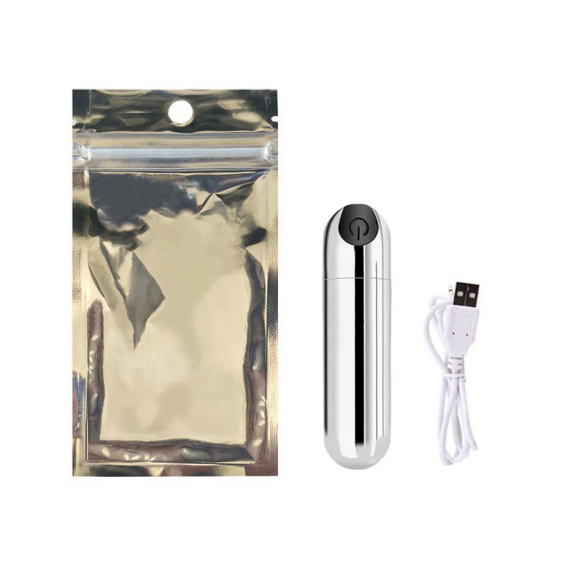 Wiederaufladbarer kabelloser Vibrator mit zehn Modi für Paare - Mini-Massagegerät mit starker Vibrationsspitze und Analplug.