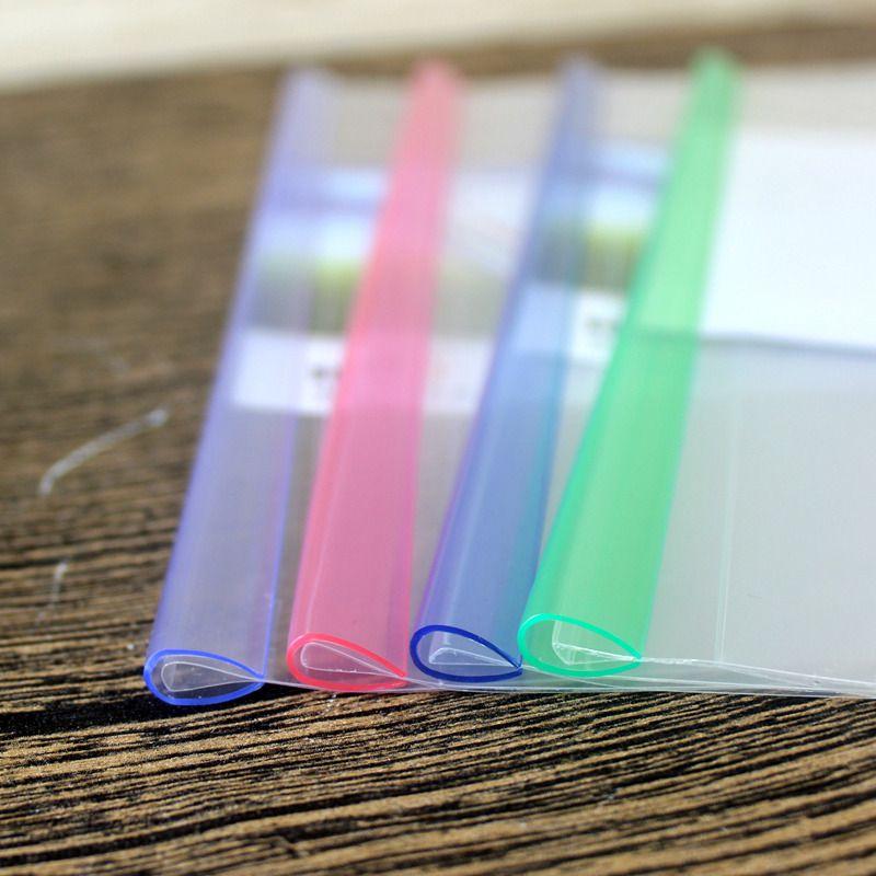Small Pull Rod Plastic Colorful Resume Pack of 10 Report Cover