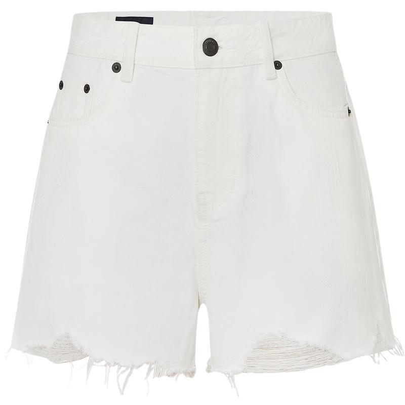 MO&Co. Women s High-Waist Denim Shorts 27