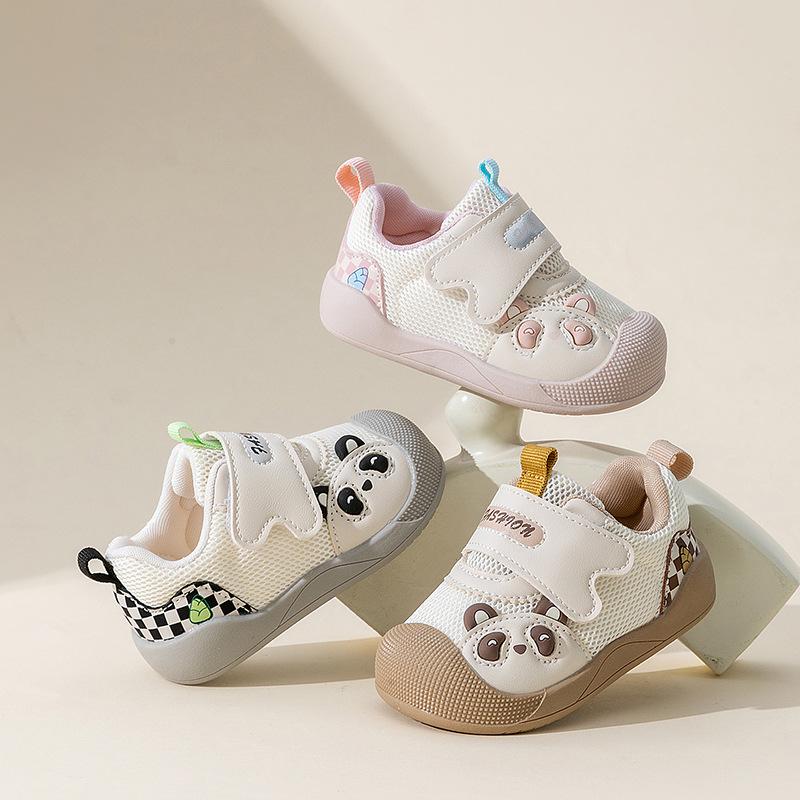 Spring 2026 Toddler Soft Sole Non-Slip Breathable Cartoon Mesh Shoes for Boys & Girls
