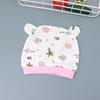 Cap Cotton Cartoon Bear Ears Cute Printing Windproof Hat Breathable Newborn Cap