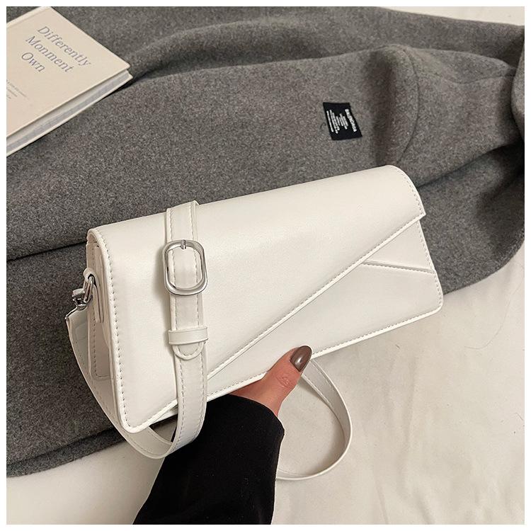 

Summer popular small bag women 2025 new high-value messenger bag fashionable simple casual small square bag белый