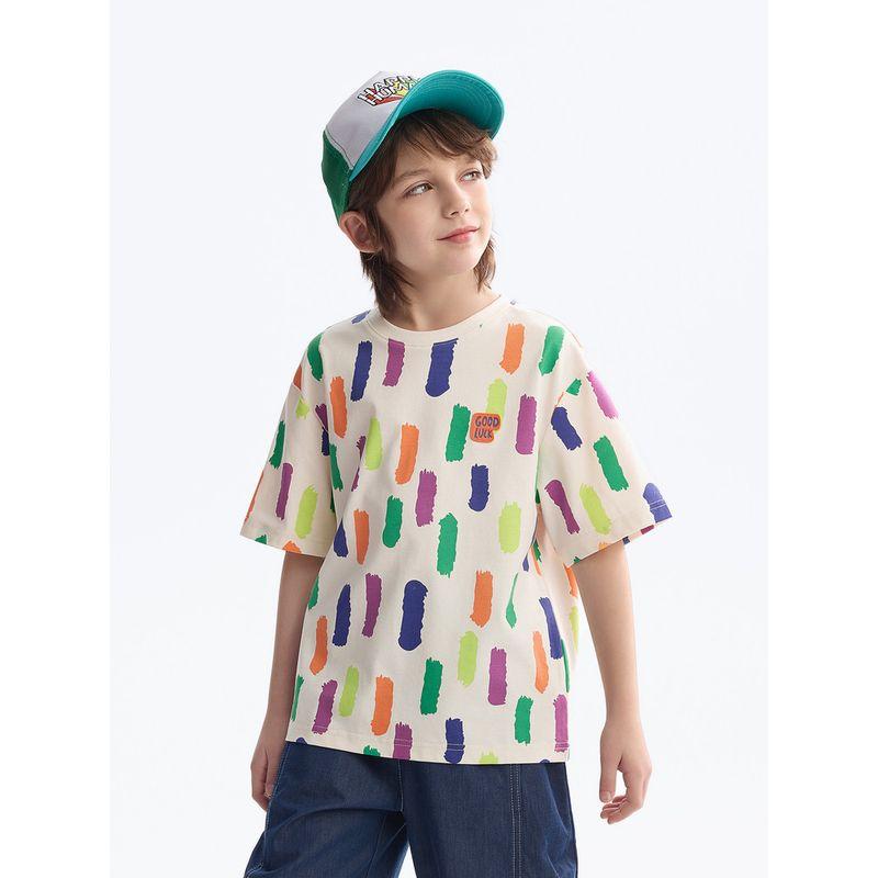 and Quick-Drying] Mqd Children's Clothing Boys' Short-Sleeved T-Shirt Summer New Style Kidsren's Round-Neck Top Baby Bottoming Shirt