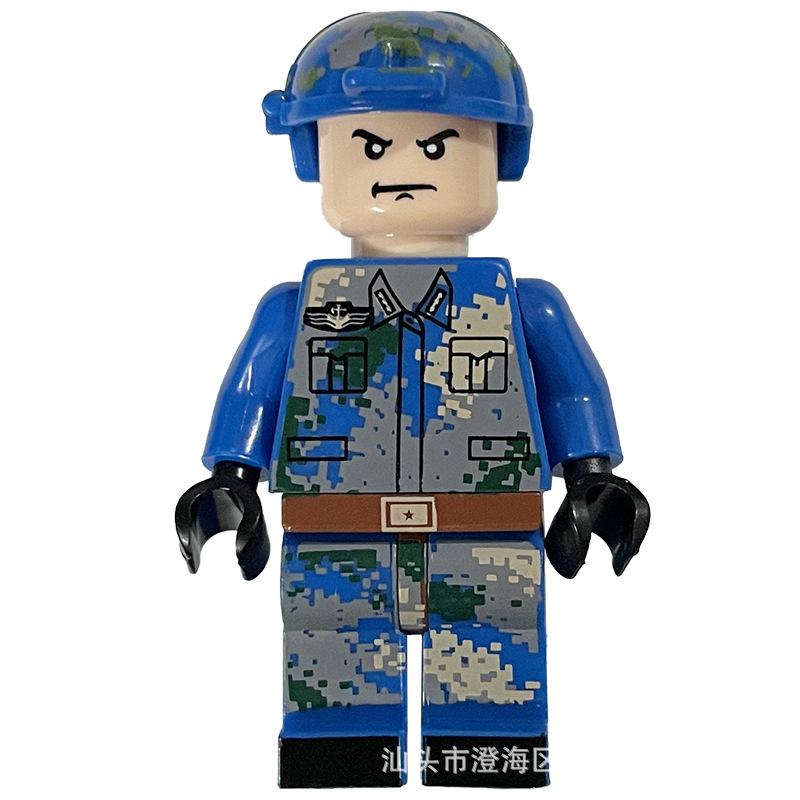 Chinese Modern Military Dolls Sea, Land And Air Dolls Assembled Educational Toys Boy