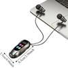 LED Screen Lavalier Bluetooth Earphones Card Insertion Wireless Headphones  Support SD Card
