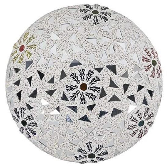 Handcrafted Mosaic Design Glittering Glass Ceiling Light