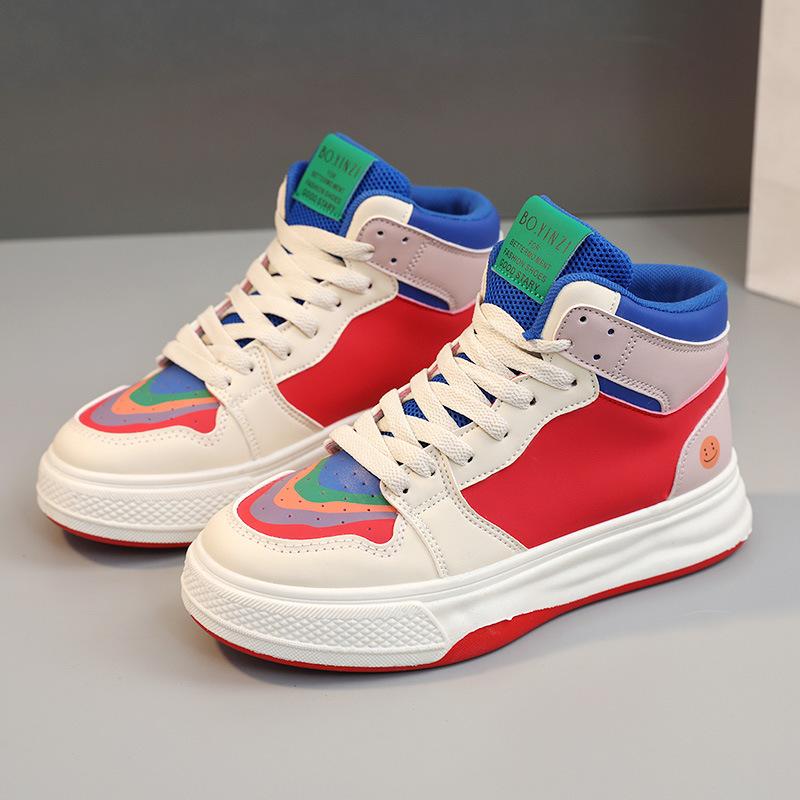 

[Индивидуальный] F1228 новые туфли-мандаринки повседневная обувь весна и осень универсальные дышащие кеды на утолщенной подошве студенческие Хан 35