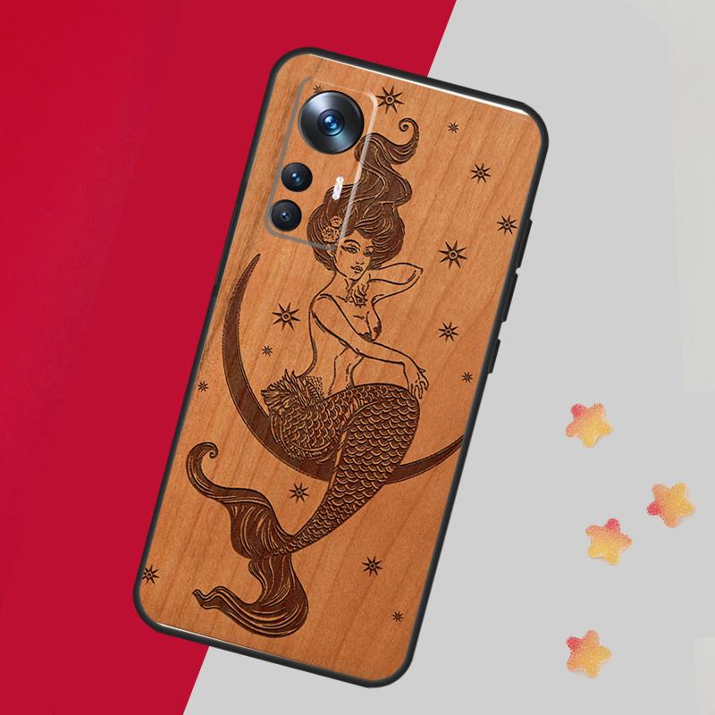 Buddha Jesus Guadalupe Wood Case For Xiaomi 15 Ultra 13 14 11T 12T 13T 14T Pro Cover For POCO F7 F6 F5 X3 X5 X6 X7 Pro