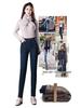 Winter Plus Velvet High-Waist Denim Jeans for Moms - Thick, Warm, Large Size Cotton Pants
