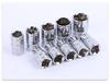 Fast Ratchet Wrench Set: Large, Medium, Small Gear Sockets, Two-Way Pin Wheel, Chrome Vanadium Steel for Auto Repair