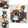 Adorable Plush Pig Bajie Doll Soft Toy Black Myth Wukong Keychain Gift For Girls