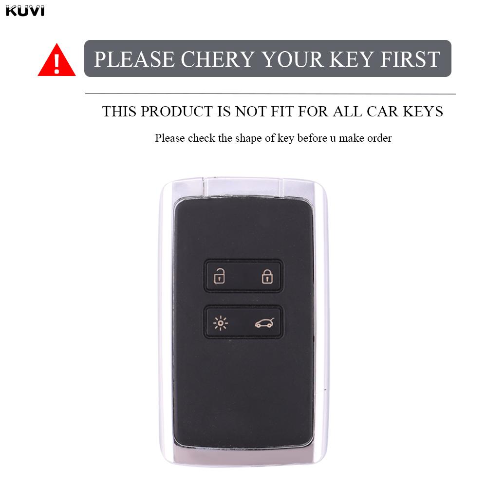 Soft TPU Shell Fob Holder Car Key Case Cover For Renault Espace 5 Kadjar Koleos Captur Megane 4 Talisman Arkana Dacia Sandero