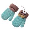 New Hot Elastic Boys Girls Cute Cartoon Kids Gloves Knitted Mittens Thick Warm
