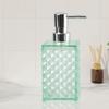 Pack of 4 Modern Diamonds Grids Bathroom Organizers Set Plastic Containers for Countertop Bathtubs Storage Easy to Wipe