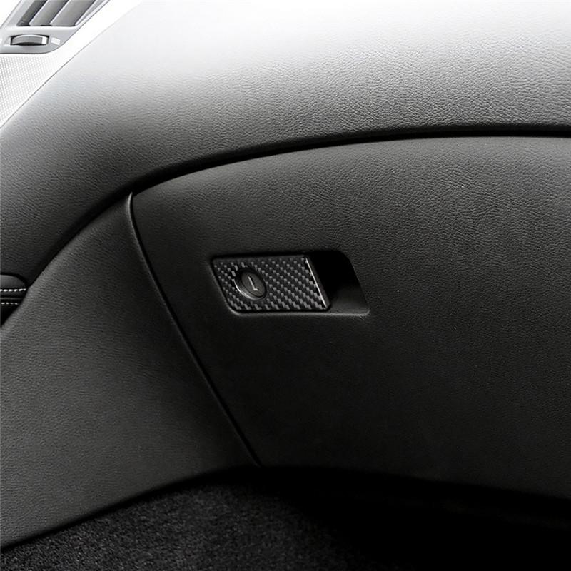Fit For Infiniti Q50 Q60 2014-19 Car Accessories Car Sticker Carbon Fiber Storage Box Switch Panel Automotive Interior Trim