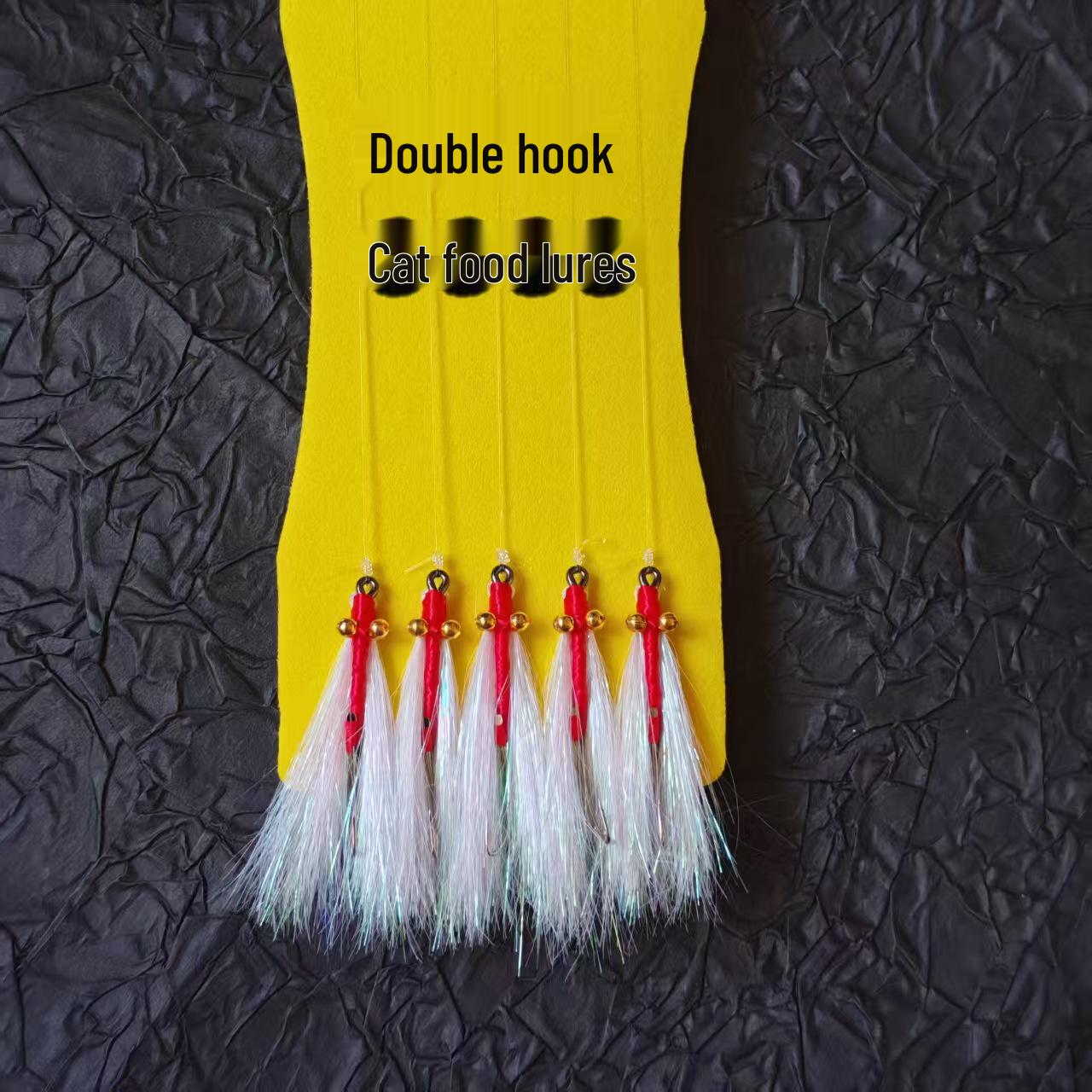 

Double Hook Ice Silk Shrimp Rig for Aspius, Bass, and Mandarin Fish – Lure Fly Fishing Aid Size 4