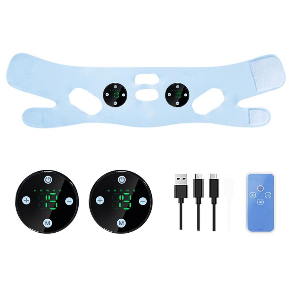 EMS Microcurrent V Face Lifting Bandage Thin Face Facial Contouring Device Anti-Wrinkle