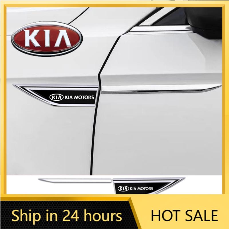 2026 Hot Car Sticker Car Body Protective Sticker Car Fender Side Blade Badge For Kia Sportage Cerato Optima K2 K3 K4 K5 Rio Pica
