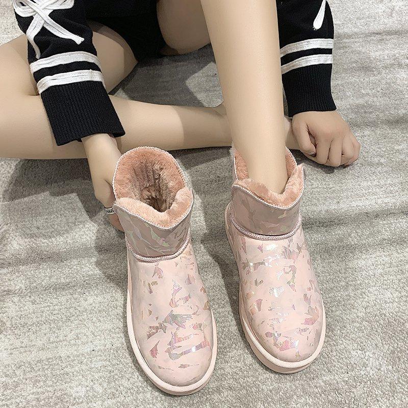 2024 Boots Women New 2024 Low Heels booties Women's Rubber Shoes Rain Booties Ladies  Luxury Designer Australia Round Toe