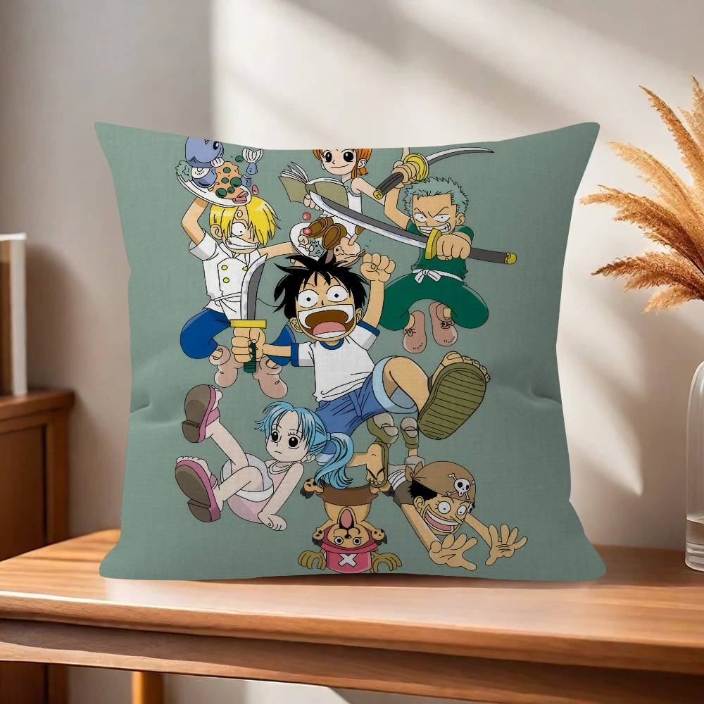 Pillow Cushion Cover Pillowcase Living Room Sofa Home Decor Customized Japan ooOne Piece Anime