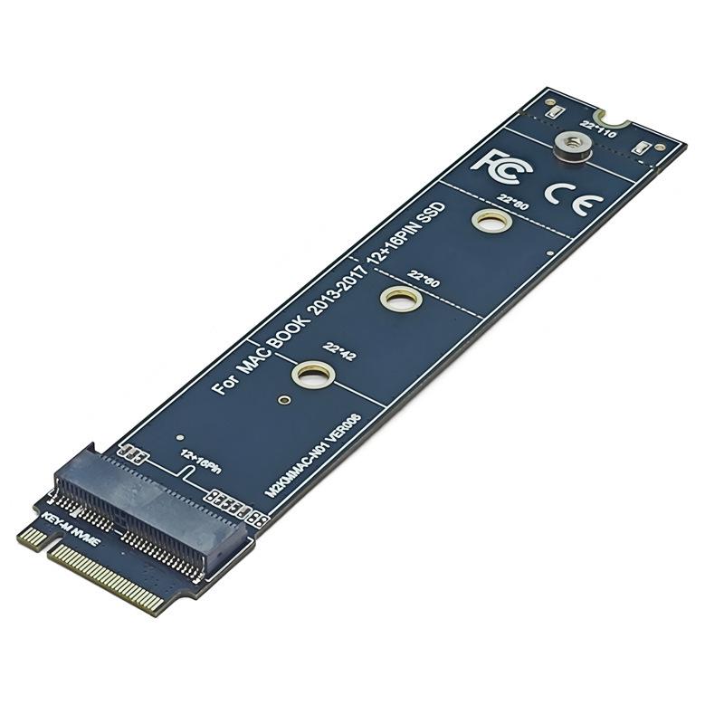 

M.2 Key-M Adapter for MacBook Pro 2013-2017 Hard Drive (12+16 PIN)