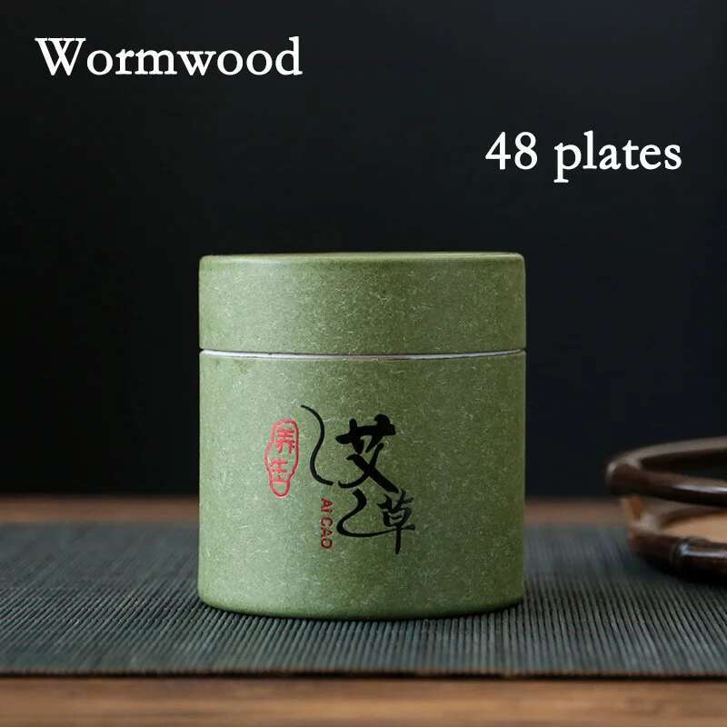 4 Hours 20/48/72/120 Plates Coil Incense Natural Sandalwood OUDH Fragrant Buddha Yoga Refreshing Cense Small Business Supplies