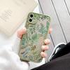 Flower Bud Phone Case for Iphone 11 7 8 SE2 12 13 15 16 Pro Max 14 Plus Meticulous Plant for Iphone X XS XR Back Hard Covers