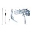 Silver Speed Control Arm Iron and Stainless Steel Throttle Return Spring for GX140 GX160 GX200