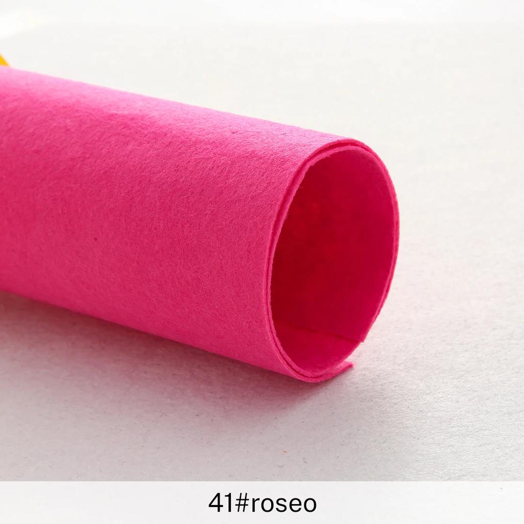 90x45cm Soft Felt Fabric Non-woven Felt Fabric Sheet Patchwork DIY Sewing Dolls Crafts Accessories Material 1mm Thick TJ10300