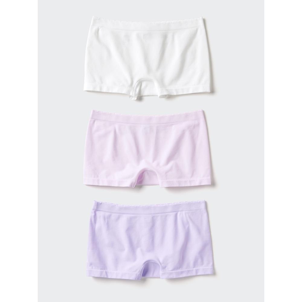Uniqlo Girls Airism Seamless Shorts  3p  Boxer 