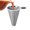 Coffee Dripper, Stainless Steel Coffee Filter - Reusable Pour-Over Filter, Stainless Steel, Slow Drip, Double-Layer Fine Mesh Coffee Strainer, Makes 1