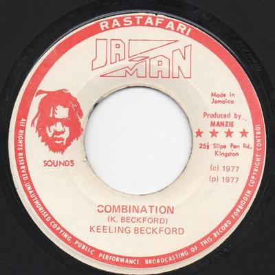 7-Zoll-Schallplatte KEELING BECKFORD Kombination KEINE JaMan Records 1977 Jamaika Reggae Ska Dub Gebraucht