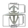 Renault Car Door Trim Panel Fastener Clip