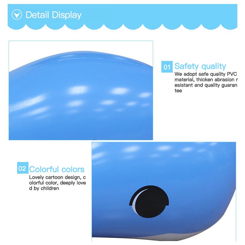 Kinder Sommer Aufblasbare Sprinkler Spielzeug Outdoor Spray Spielzeug Rasen Wasser Delphin Beregnung Matte Für Kind