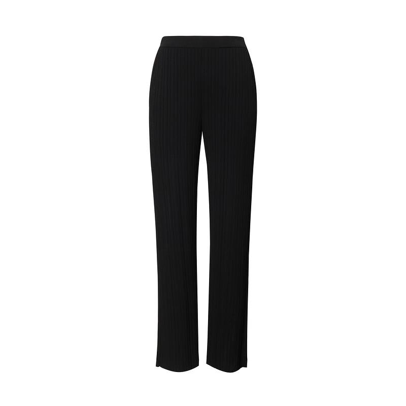 LESS 2023 Spring Hollow-Out Straight-Leg Trousers
