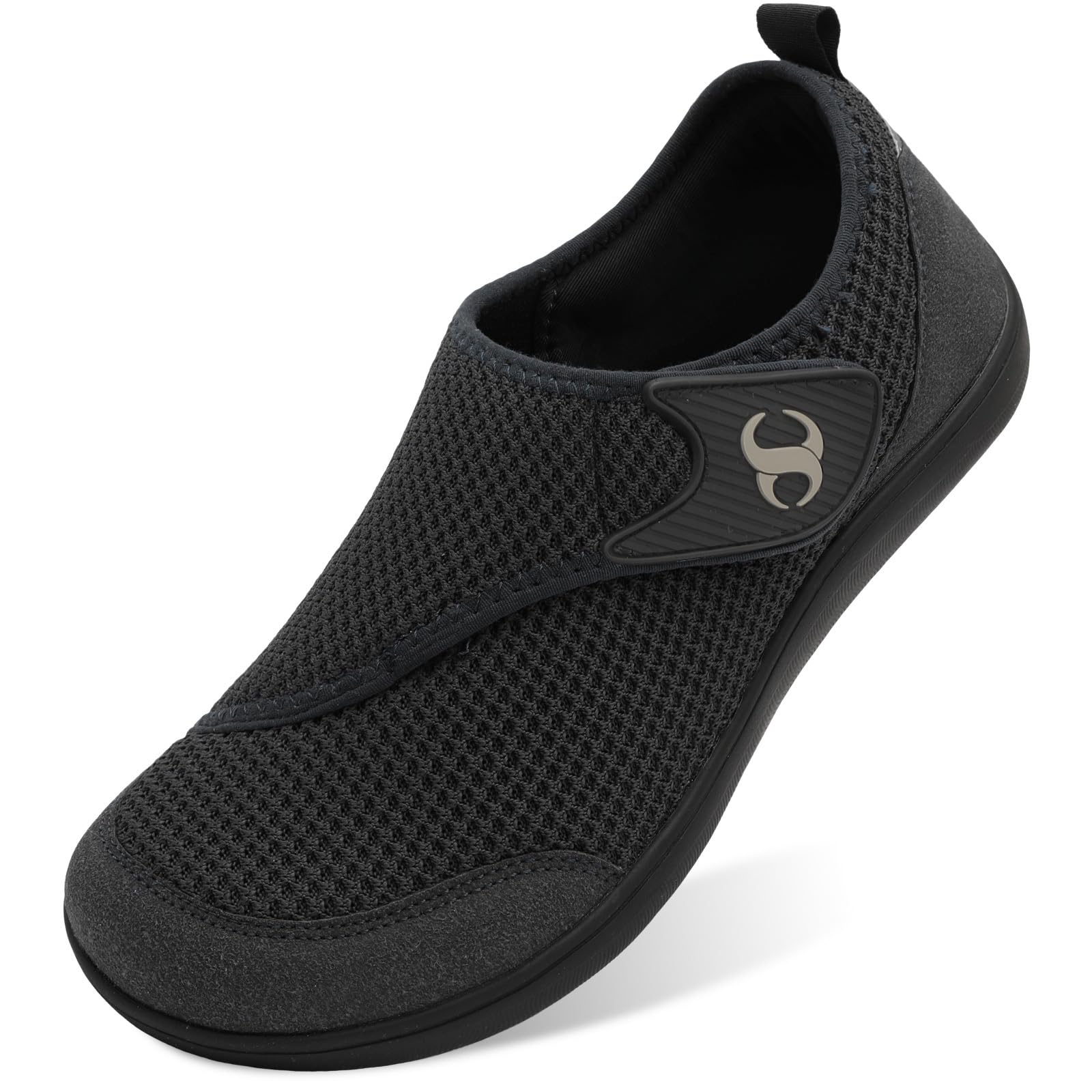 

Scurtain Обувь для бега босиком, Портативная фитнес-обувь, Гибкая, Сверхлегкая, Дышащая, Черная, Размер 27.0 см