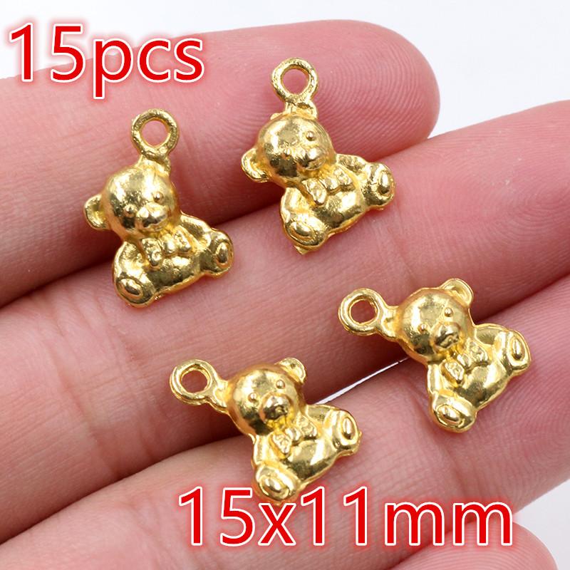Fashion Bronze Charms Heart Star Leaf Arrow Cute DIY Jewelry Making Pendant Fidings for Necklace Bracelet Accessories 