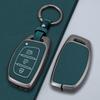 Zinc Alloy Leather Car Key Case Cover Fob Holder for Hyundai Tucson Santa Fe Rena Sonata Elantra Creta Ix35 Ix45 I10 I30 I40