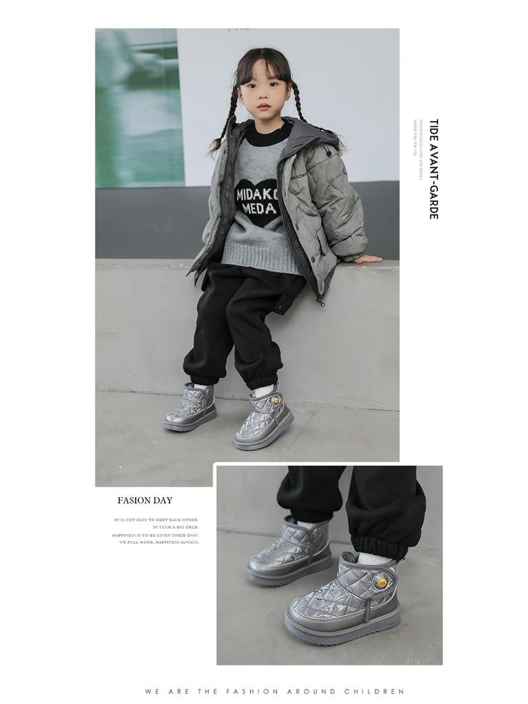 Winter 2026 Unisex Baby Velvet-Lined Waterproof Non-Slip Snow Boots