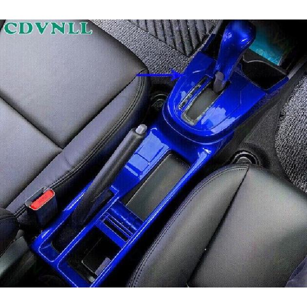 Central Console Gear Shift Frame Panel For Honda Fit Jazz 2014- Bright Blue