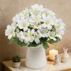 Plastic Realistic Faux Blooms UV Resistant Fake Flower Bouquets  Flower Arrangement