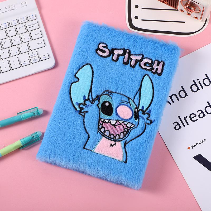 

Cute Handmade Cartoon Plush Journal with Character Design 14.5 x 21 cm