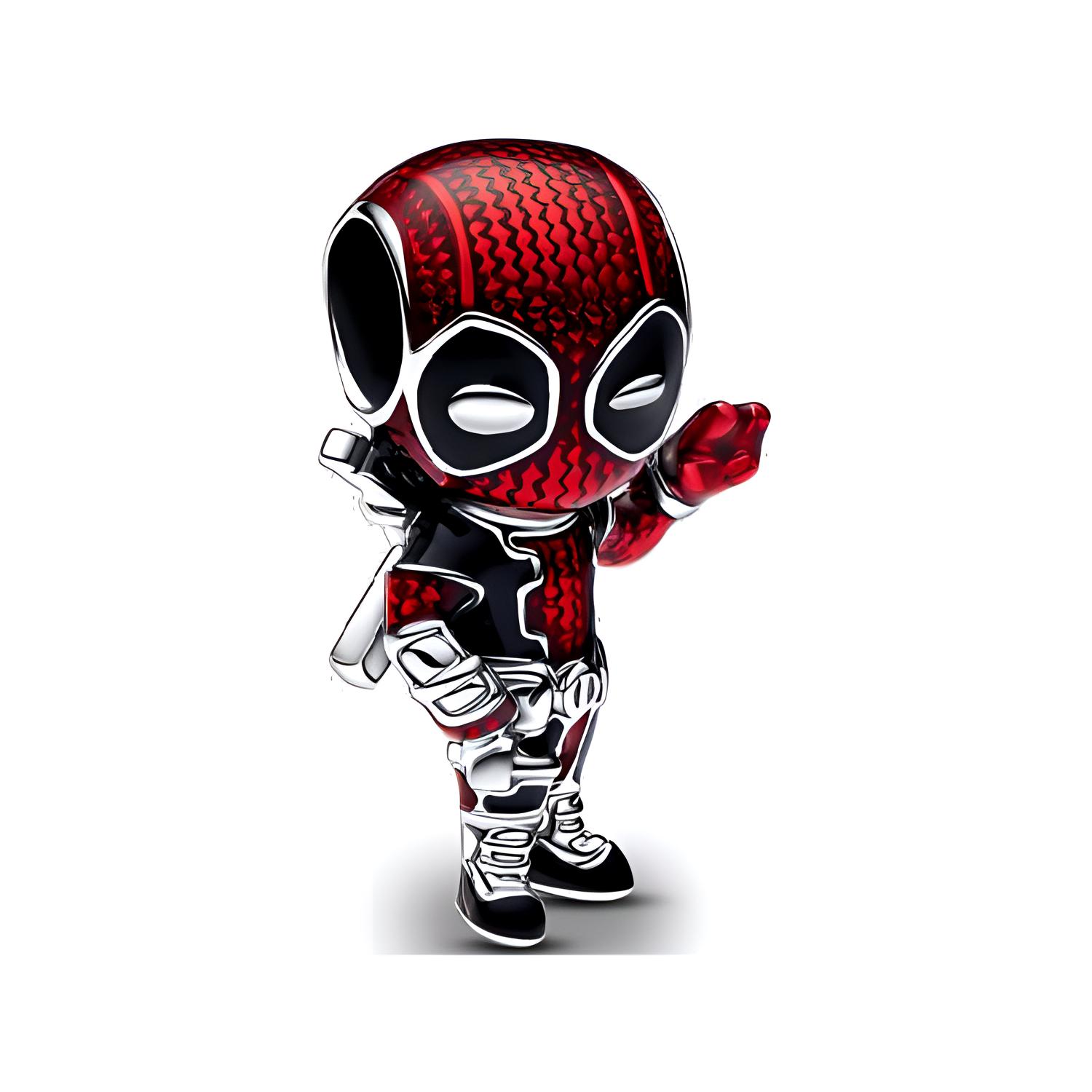 

Pandora Marvel Deadpool Woven Pattern Pendant Women pendant Red 793360C01 F,Red