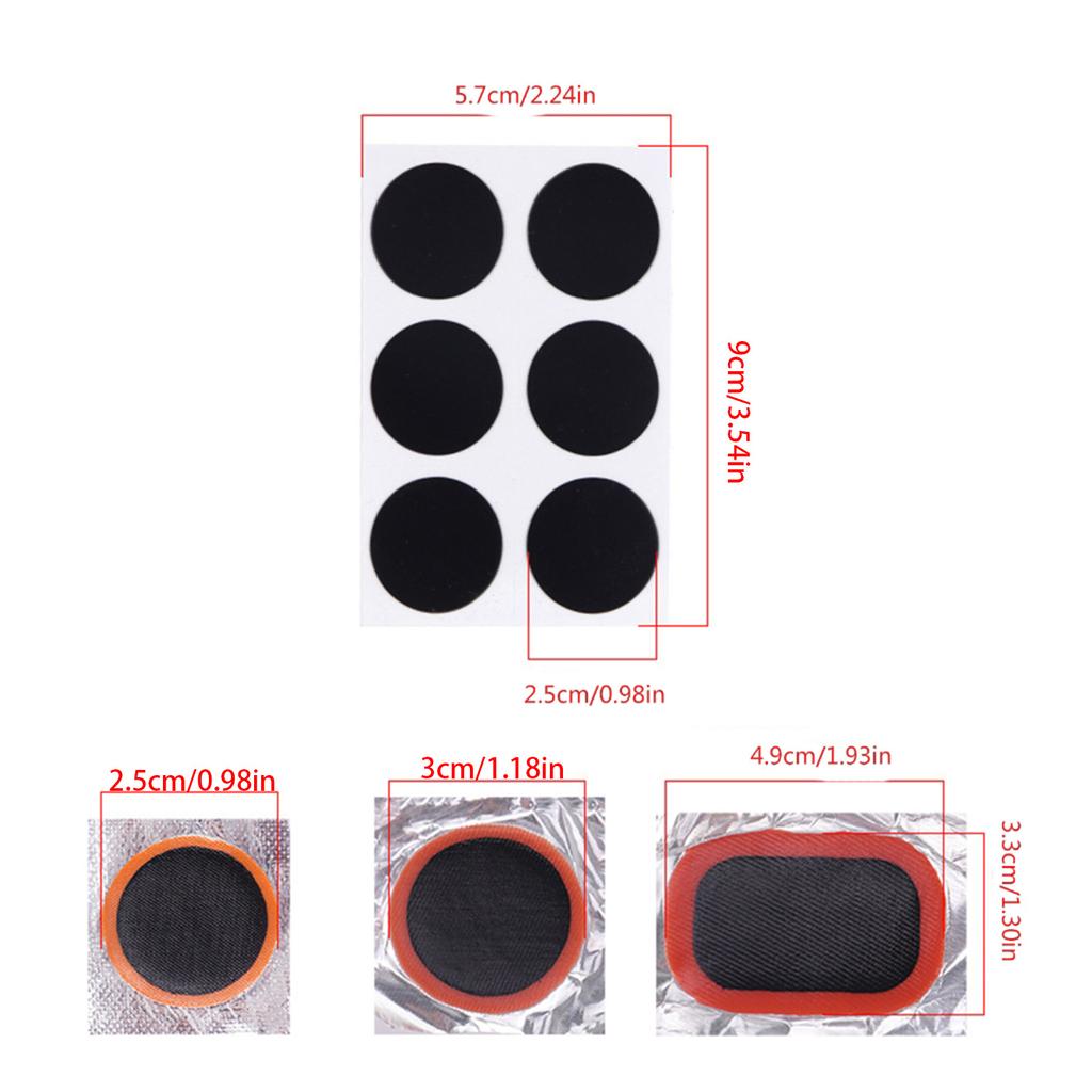 Bicycles Flat Tire Repair Kits Bicycles Inner Tube Tire Tool Glueless Patches Bike Tire Levers for Road Mountain Bike