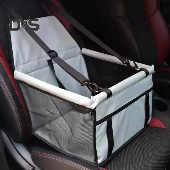 Torba na siedzenie dla psa w samochodzie składana torba transportowa dla zwierząt wodoodporna pusta wentylowana siatka regulowany pasek stabilny kosz do przenoszenia psa kota torba podróżna dla zwierząt