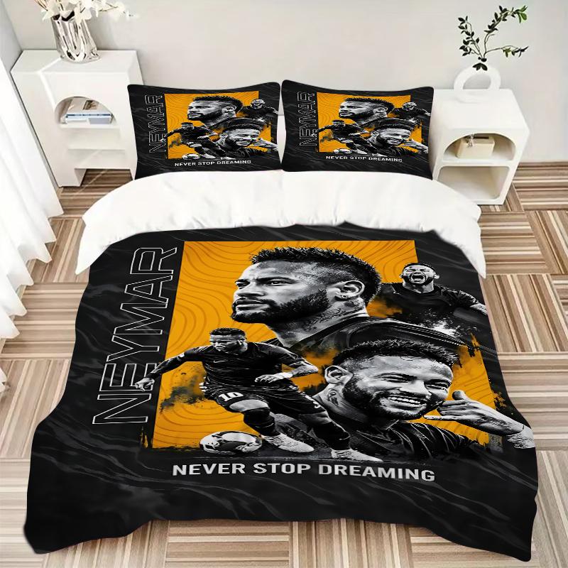 3Pcs Dream Big Play Hard Bedding Sets For All Sizes New 3D Printed Bed Cover Comforter Duvet Cover Pillowcase Bedroom Decoration