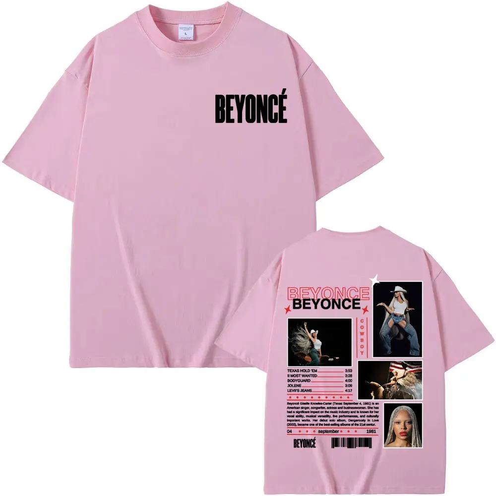 Beyoncé Cowboy Carter Album & Tour Graphic T-Shirt, Unisex Vintage Poster Style Tee, 100% Cotton Casual Streetwear Top