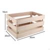 Vintage Holzkiste Desktop Organizer Korb Natürliche Robust Container Bin Holz Massivholz