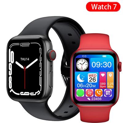 2022 En Yeni IWO Series 7 Akıllı Saat T7 Plus Bluetooth Arama Kalp Atışı Spor Fitness T Takip Cihazı Erkek Kadın Akıllı Saat