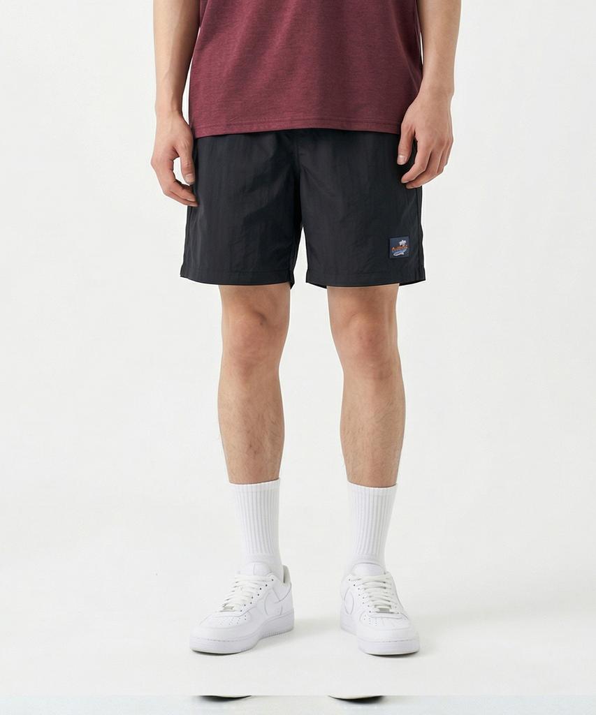 EZBUY [2Pack] Unisex Wave Code Taslan Summer Half Pants 8 Colors (Type A)